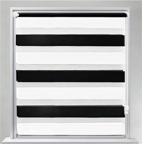 Állítható redőny Euro-Home 100 cm x 150 cm fekete-fehér