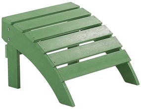 Zöld lábtartó kerti székhez ADIRONDACK Beliani