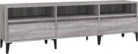 vidaXL szürke sonoma színű szerelt fa TV-szekrény 150x30x44,5 cm