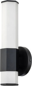 Quintiesse FACET QN-FACET-LED1-BK-BATH Fali lámpa 1x12W/LED 3000k 1080LM IP44
