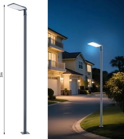 Brilagi-LED kültéri lámpa oszloppal és 3 m kábellel URBANLIGHT LED/200W/230V antracit IP65