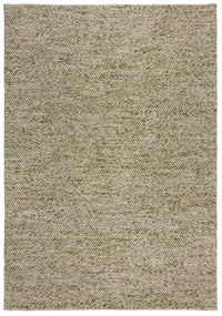 Khaki kézi szövésű gyapjúkeverék szőnyeg 80x150 cm Minerals – Flair Rugs