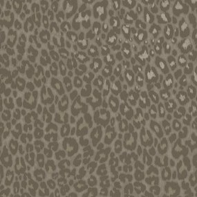 Holden Decor Essence Makucha Bead taupe leopárdmintás fémhatású vlies tapéta – 99530