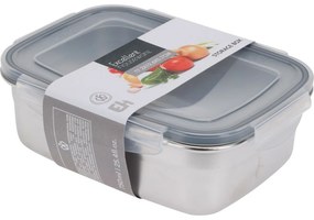 Excellent Houseware Rozsdamentes acél dobozműanyag fedéllel 750 ml, 0,75 l