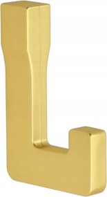 Bútorakasztó fali akasztó szimpla arany szálcsiszolt matt