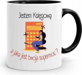 Fekete Bögre Ajándék Könyvelőnek, fényképes nyomattal