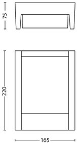 Philips 16460/93/P3 - LED Kültéri lámpa MYGARDEN ARBOUR LED/6W/230V IP44