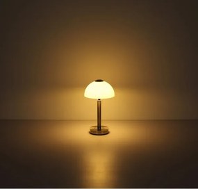 Globo 21953N - ULDIN érintésvezérelt, dimmelhető LED asztali lámpa LED/7W/230V 3000K matt króm