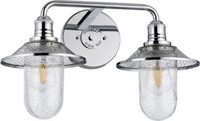 Quintiesse RIGBY QN-RIGBY2-BATH-PC Fali lámpa 2x40W/E27 IP44