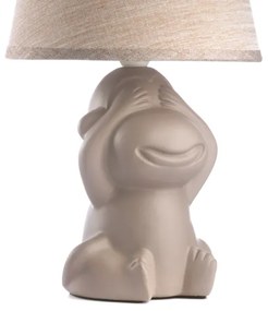 ONLI - Asztali lámpa MONKEY 1xE14/6W/230V barna