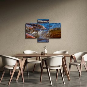 Részletes kép - víz a kövek között (90x60 cm)