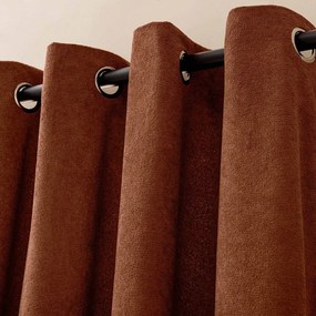 Terrakotta színű buklé függöny 140x260 cm Winona – douceur d'intérieur