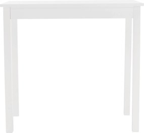 Konzolasztal, fehér, AMYNTAS