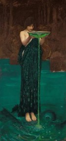 Waterhouse, John William (1849-1917) - Festmény reprodukció Circe Invidiosa, 1872, (23.5 x 50 cm)