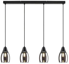 Rabalux 72184 - Csillár zsinóron ILMARI 4xE27/15W/230V