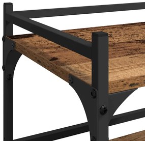 vidaXL Konyhai kocsi Öreg fa 50 x 35 x 75.5 cm Faanyag