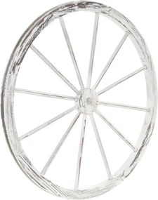 Fa kerék stílusos rusztikus dekoráció 90 cm