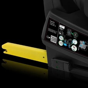 Lionelo HARMONY i-Size 40-150 cm forgatható autósülés alapzattal, fekete