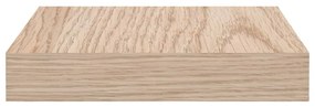 2 db szerelt fa függőpolc 40 x 23,5 x 4 cm