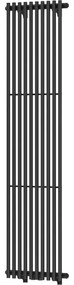 Mexen Tulsa dísz radiátor 1600 x 420 mm, 613 W, Fekete - W219-1600-420-00-70