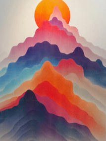 Poszter 30x40cm Hegyek választéka