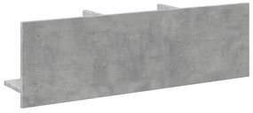 betonszürke szerelt fa faliszekrény 100 x 16,5 x 30 cm