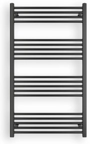 Fekete 750x1300mm törölközőszárítós fürdőszobai radiátor Welland Lux | Készletről | Gyors kiszállítással