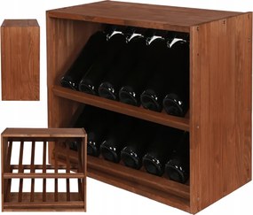 Bortartó állvány palacktartó szekrény bortartó állvány 12 palack Bemutató