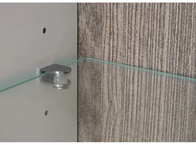 Vitrin Lymoted (fehér + sötét trüffel szonoma tölgy) . 1064008