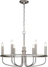 Kichler KL-CAPITOL-HILL6-BN-láncos csillár CAPITOL HILL 6xE14/40W/230V króm