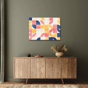 Kép - Absztrakció retro mintákkal (70x50 cm)