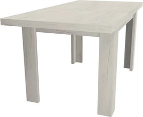 Aldabra kinyitható étkezőasztal (120-160 cm) fehér tölgy