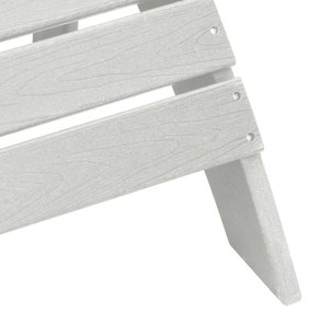 3 Részes Kerti Pihenőszett Fehér HDPE