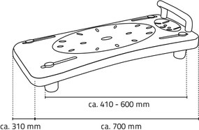 Ridder Ridder, Fogantyús fürdőülés, fehér, A0040101