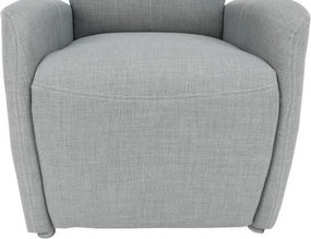 Állítható fotel, szürke szövet, FOREST