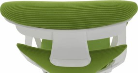 Irodai szék, zöld/fehér, TAXIS