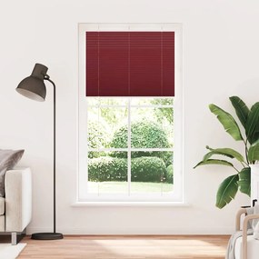 pliszírozott redőny Bordeaux piros 105x200 cm szövetszélesség
