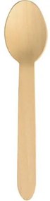 Evőkanál, fa, 16,5 cm, 100 db (KHMU230)