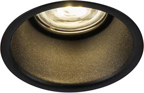 Modern, okos, fekete süllyesztett spotlámpa WiFi GU10-zel - Dept