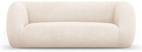 Krémszínű buklé kanapé 210 cm Essen – Cosmopolitan Design