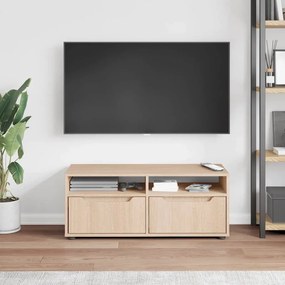 VISNES sonoma tölgy szerelt fa TV-szekrény 100x40x38 cm