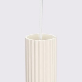 Sollux SL.1592 - Csillár zsinóron KARBON 1xGU10/10W/230V krémes