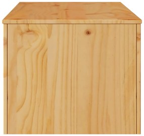 Kávézóasztal &quot;DRAMMEN&quot; 99x55x45 cm Tömör fenyő
