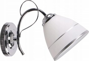 Elotte fali lámpa 1x40W E27 króm/fehér IP20 Candellux