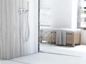Lejtéskialakító szegély épített zuhanyhoz 120cm Brush nickel