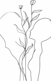 Poszter 50x100cm A szív és a természet kombinációja