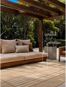 Krémszínű-natúr színű kültéri-beltéri szőnyeg 120x170 cm Haringey Allington – Ted Baker