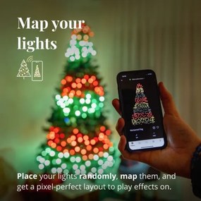 Twinkly TWS400STP-BEU - LED RGB Kültéri karácsonyi lánc 400xLED 35,5m IP44 Wi-Fi