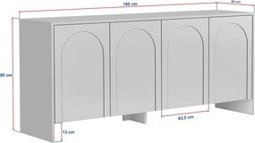 Arlen - krémszínű komód