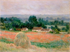 Reprodukció Haystack at Giverny, 1886, Claude Monet